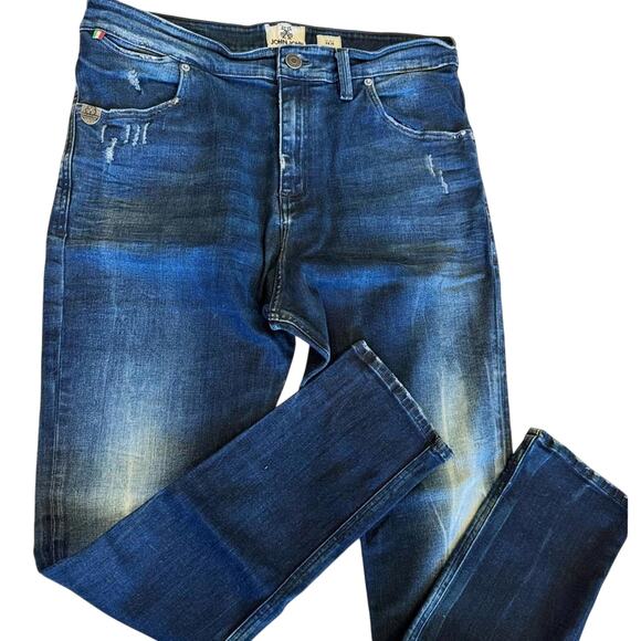 Stylish Distressed Denim Jeans by John John Size 34
